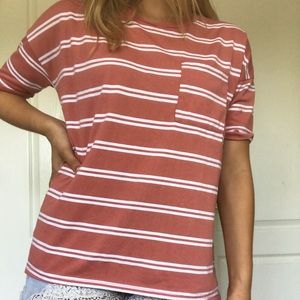 Long striped T-shirt